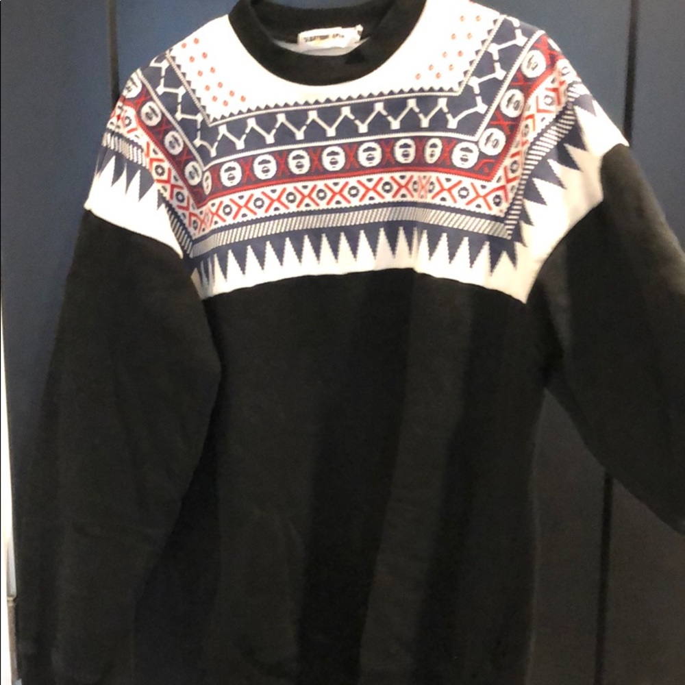A Bathing Ape (Bape) Winter-Inspired Sweatshirt